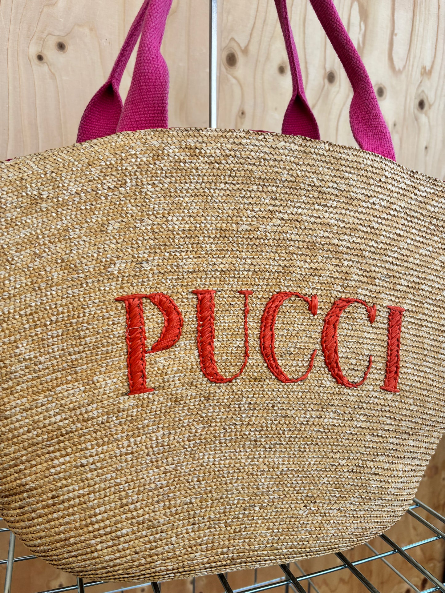 Emilio Pucci - Wicker tote bag