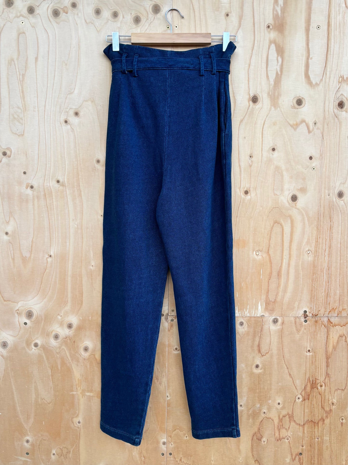 AG - Paperbag jersey trousers