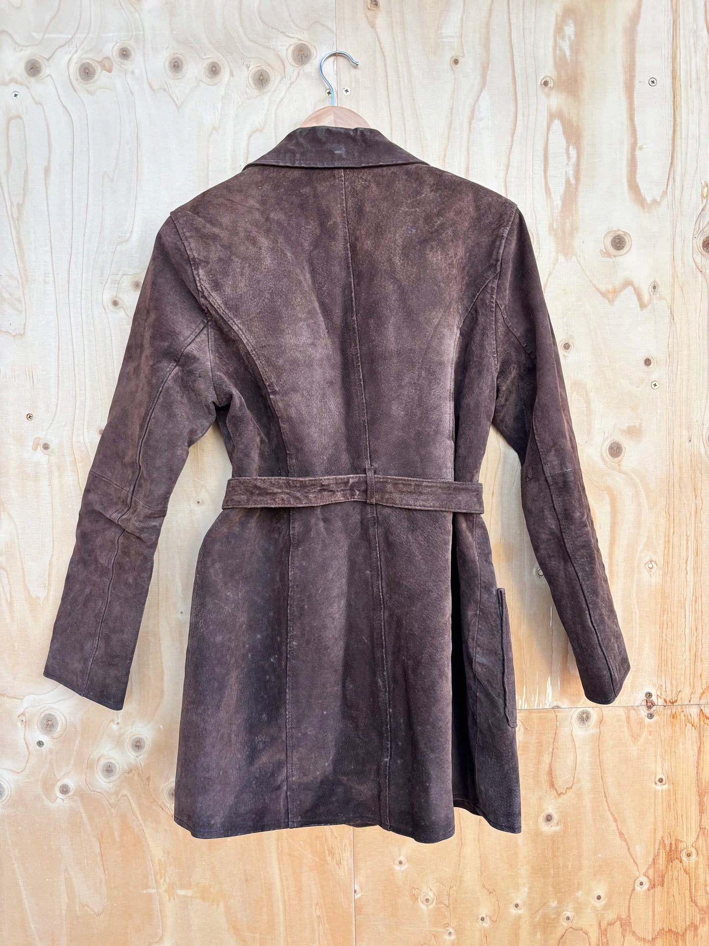 Vintage - Suede belted jacket
