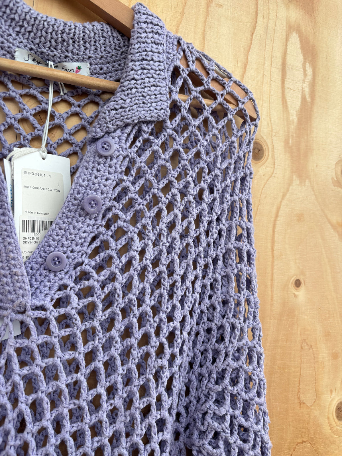 Sky High Farm - Crocheted Organic Cotton Top