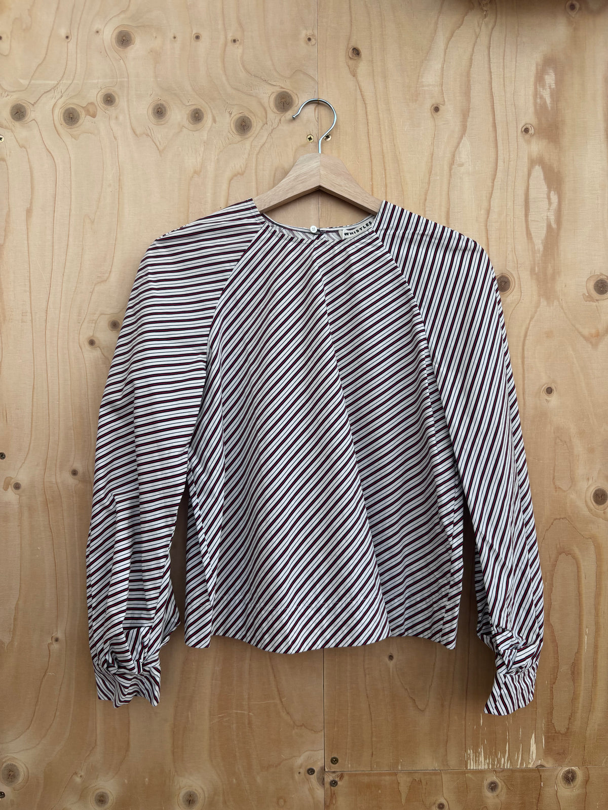 Whistles - Poplin striped top