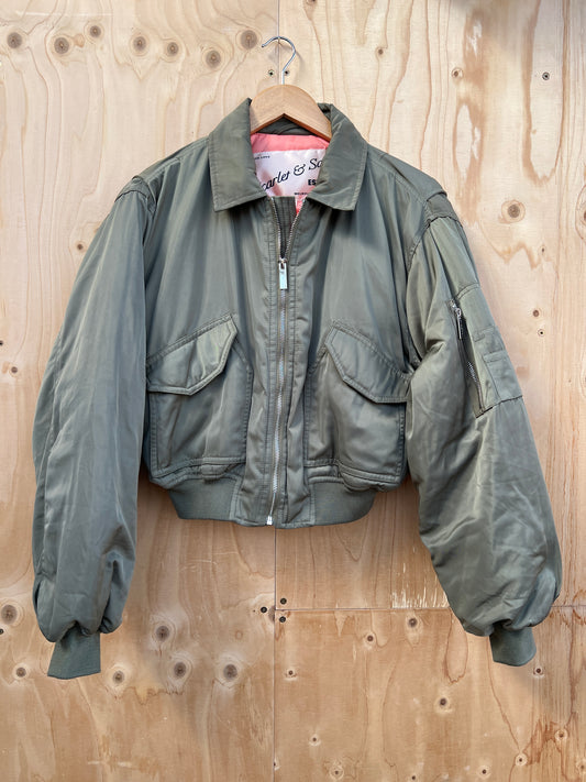 Scarlett and Sam - Cropped bomber jacket