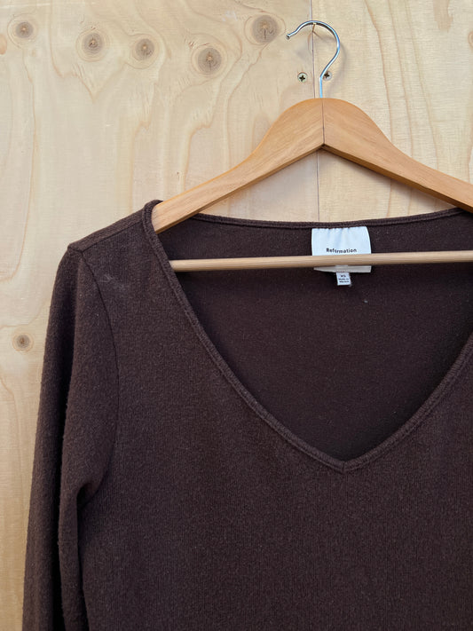 Reformation - Classic V-neck jumper