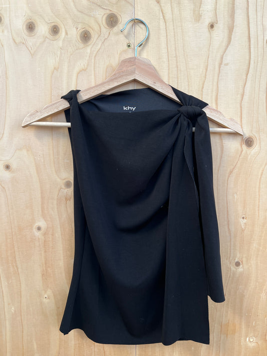 Khy - High-neck shoulder-detail top
