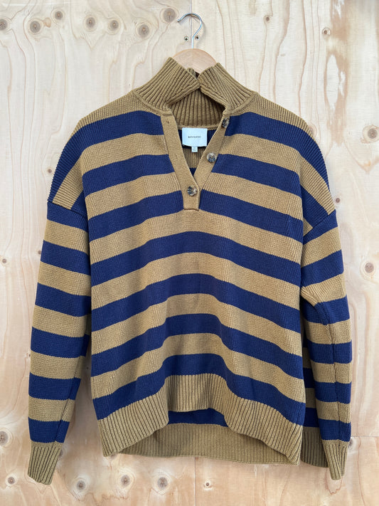 Reformation - Striped knitted jumper