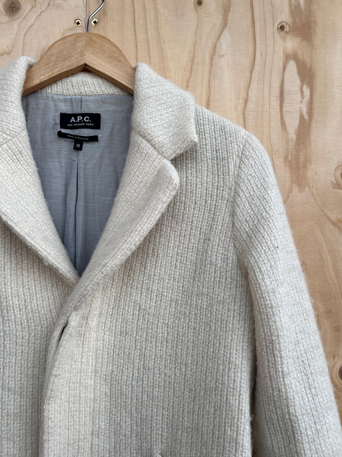 A.P.C. - Button-up wool coat