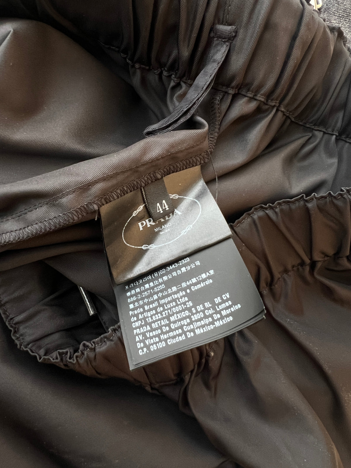 Prada - Nylon Logo Detail Shorts