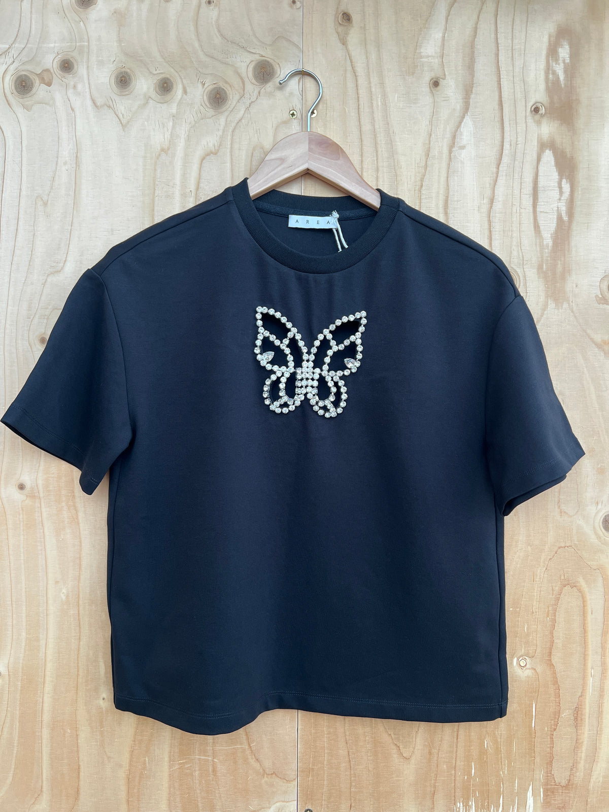 AREA - Embellished Butterfly T-Shirt