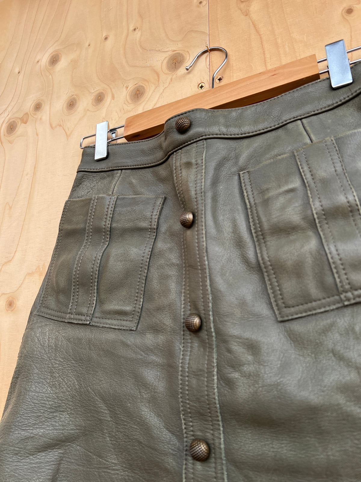 Aje - Leather skirt