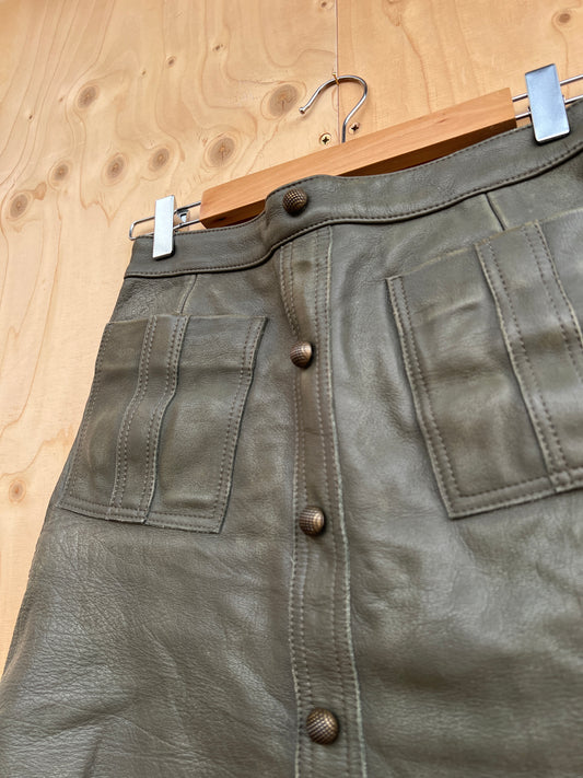 Aje - Leather skirt
