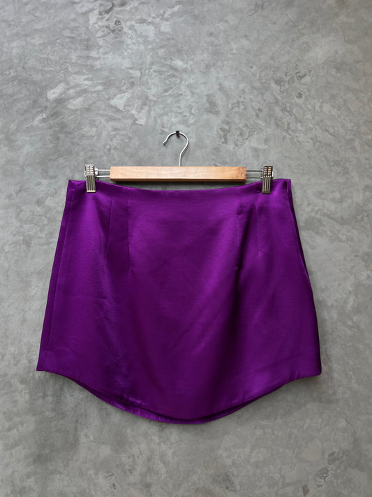 Zara - Satin mini skirt - XL